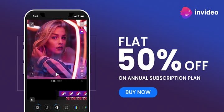 invideo 50% save